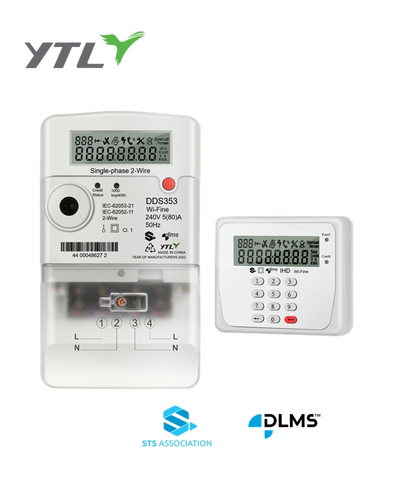 YTL Prepaid Meter 5(80)A Split Type IDIS Electricity Meter with CIU