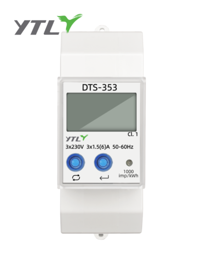YTL CT type Three Phase Two Wire Din Rail Electricity kWh Meter 