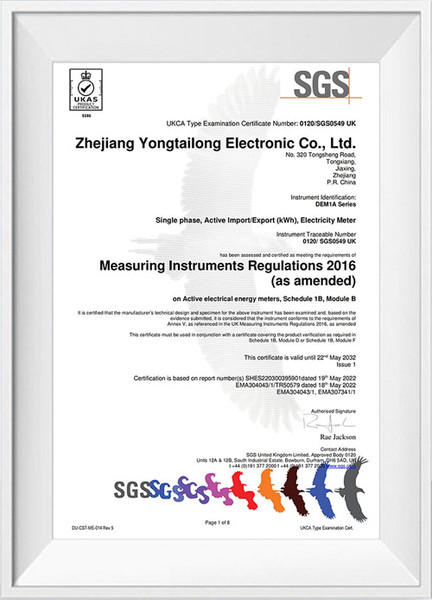 SGS / UKCA - Type Examination