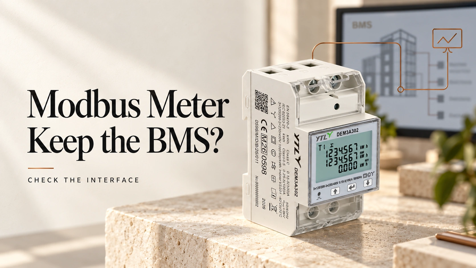 YTL Modbus energy meter replacement