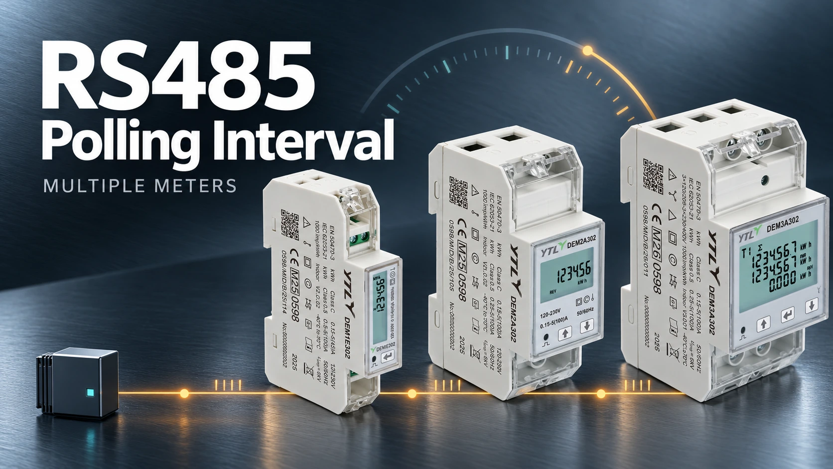 RS485 energy meter polling interval