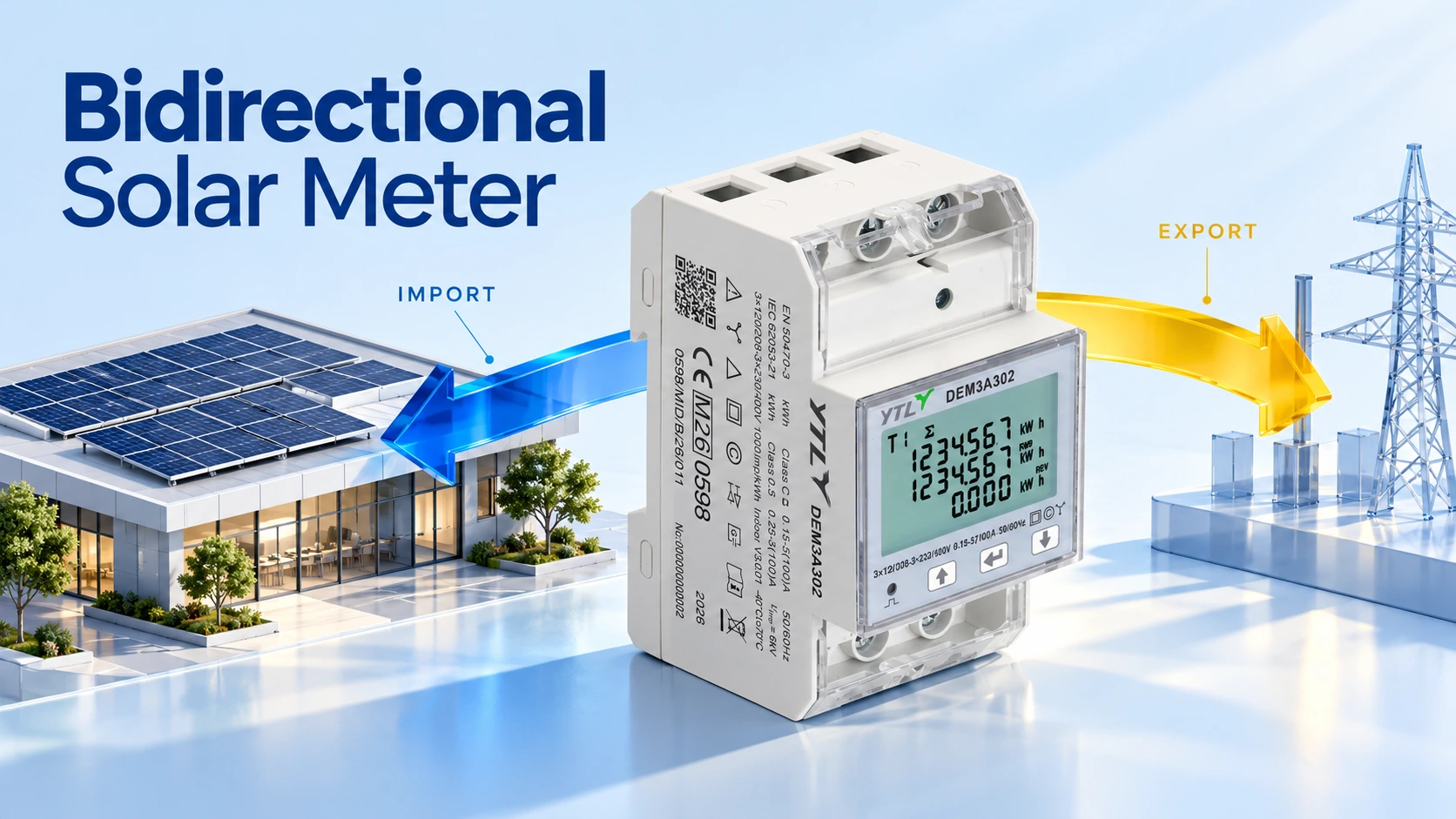 YTL bidirectional solar meter