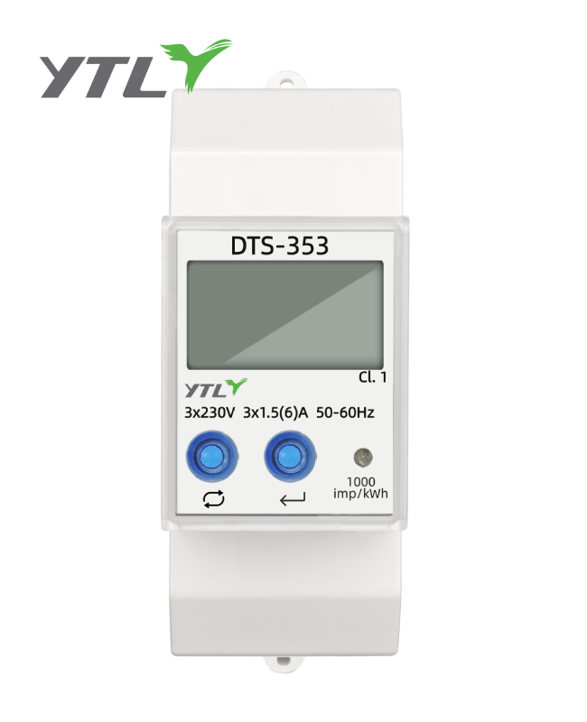 YTL CT type Three Phase Two Wire Din Rail Electricity kWh Meter 