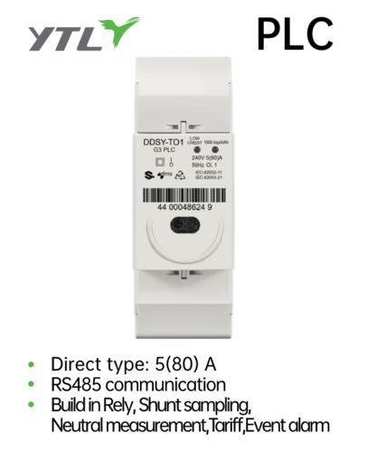 YTL China Manufacturer STS Prepayment meter Singlephase 2 Wire PLC Communication