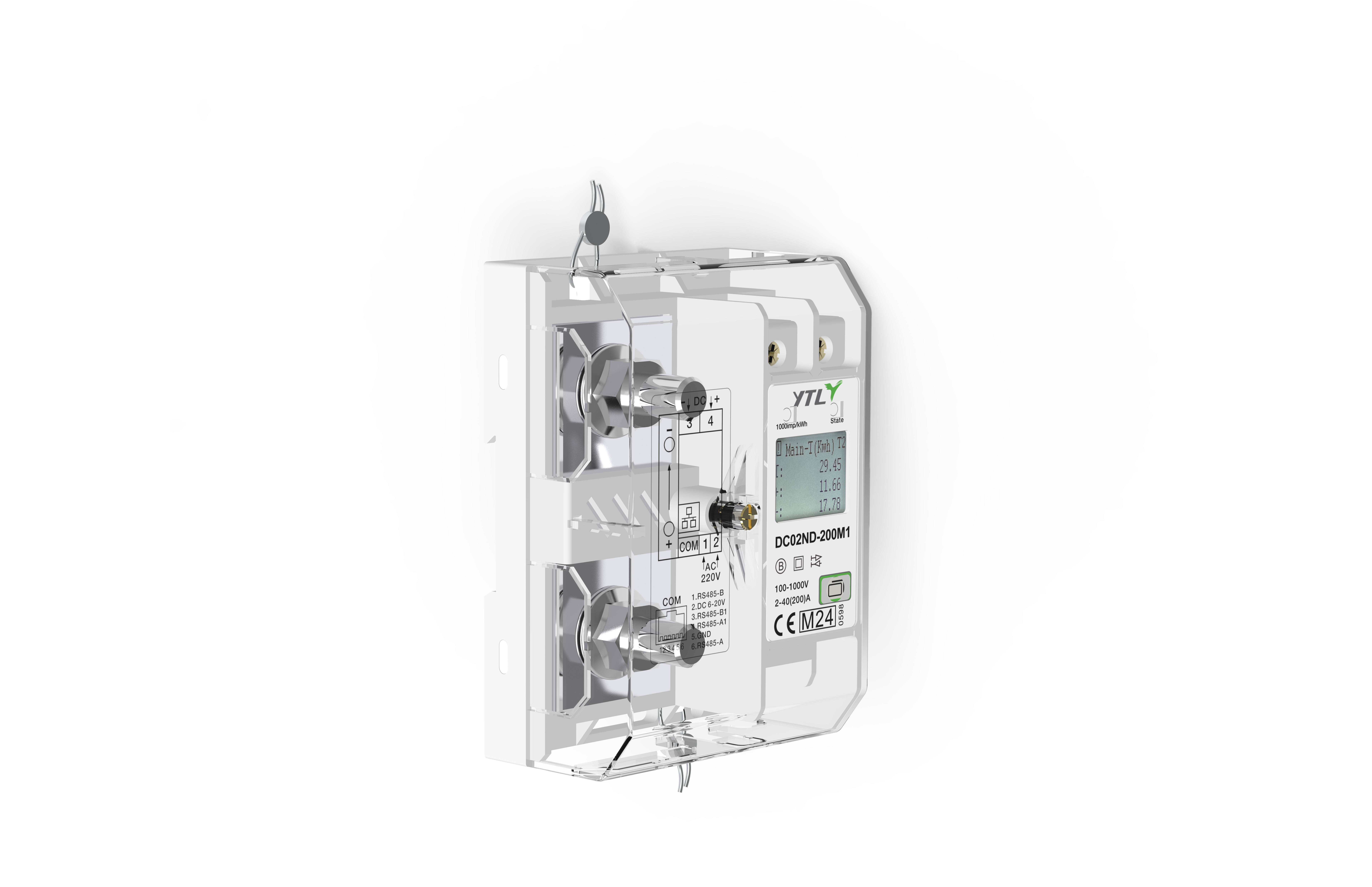 YTL DC02ND series direct DC energy meters 650A