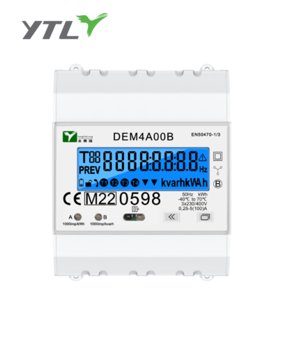 YTL DEM4A 1000imp/kvarh DIN Rail MID Energy Meter YTL DEM4A 1000imp/kvarh DIN Rail MID Energy Meter